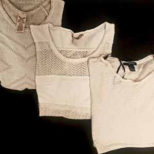 SOLD! - 3 small blouses